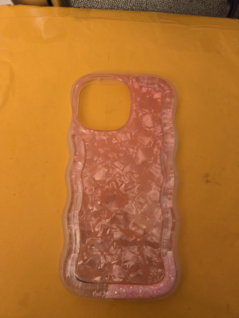 Pink Iridescent Wavy IPhone Case